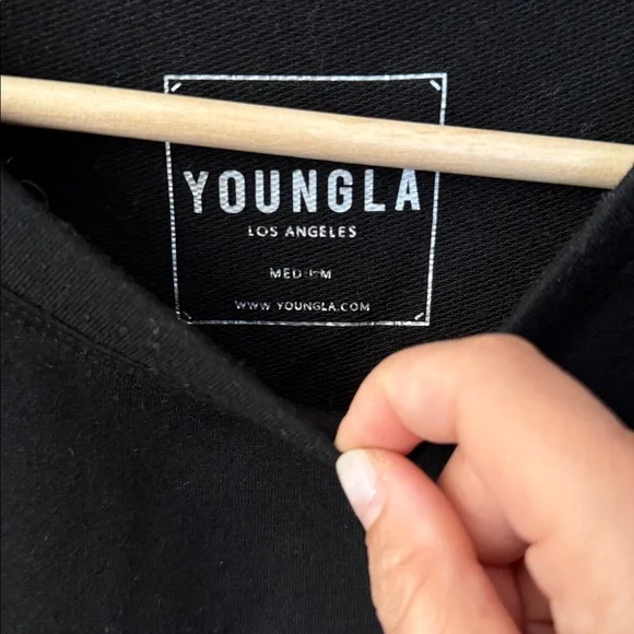 YoungLa Black Ramboo tee. M - Picture 3 of 5